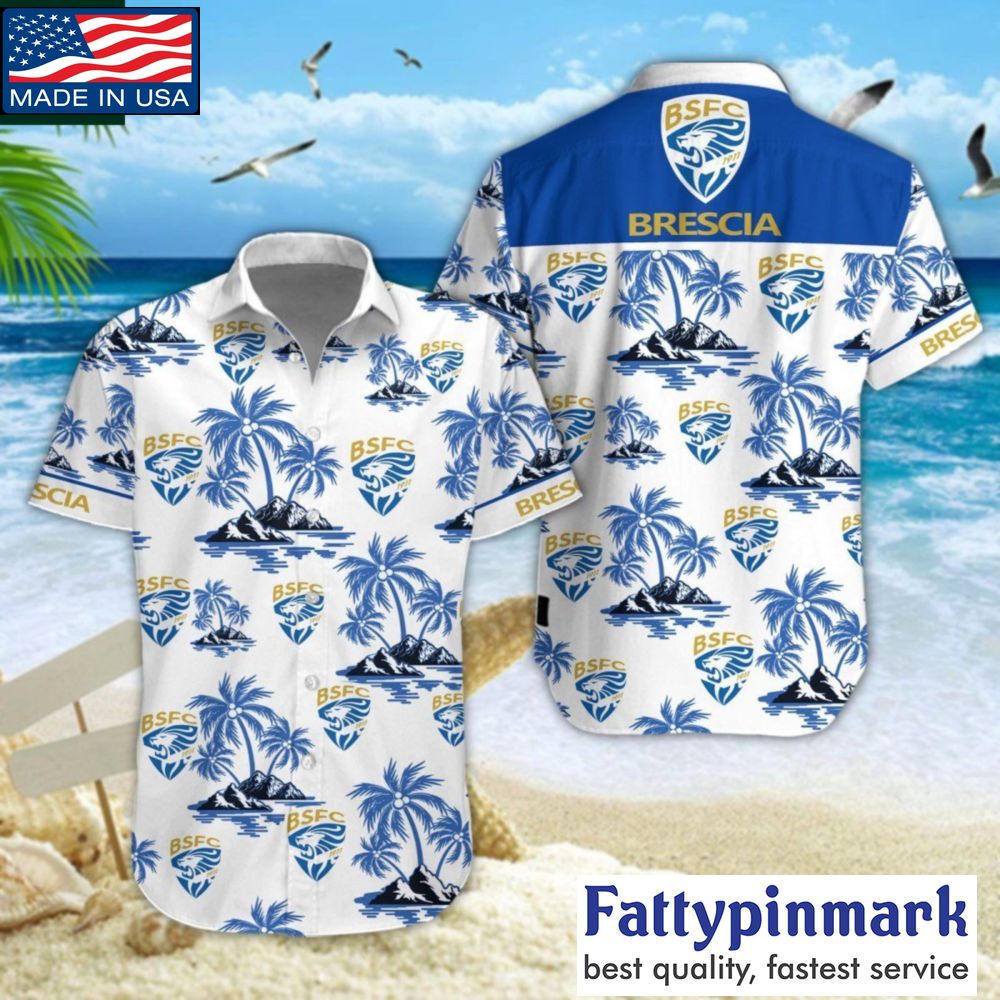 Brescia Calcio Hawaiian Shirt And Short 1